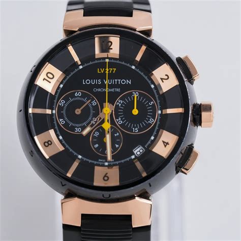 louis vuitton chronograph lv277|louis vuitton tambour lv277.